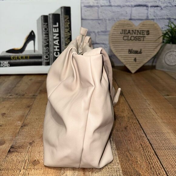 Zara Cream Soft City Bag Faux Leather Shoulder bag - Picture 6 of 11